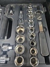 Halfords Advanced full Metric Vortex Socket Set 1/2 set used