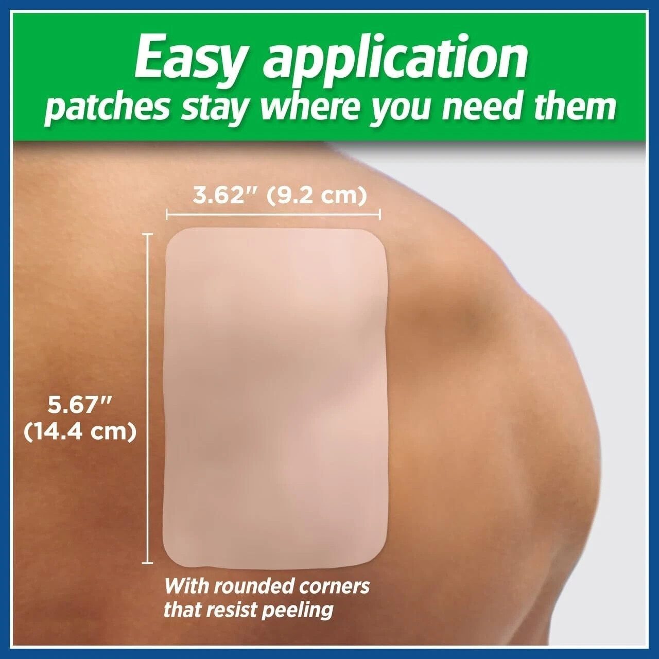 Salonpas Large Pain Relieving Patches, 6 Count, for Multi-Area Pain Relief