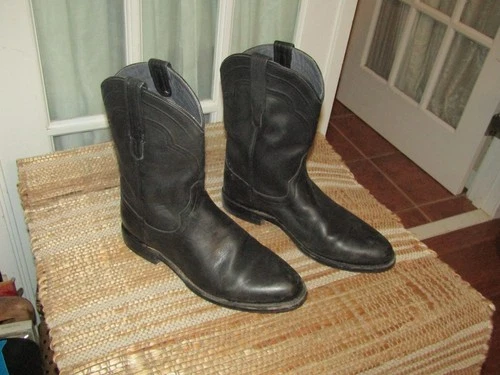 TECOVAS Jake Boots Men's sz 10.5 D Cowboy Western Vibram Soles Pull On Ropers