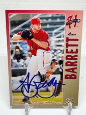 2013 Harrisburg Aaron Barrett SIGNED Choice MILB Team Card Washington Nationals