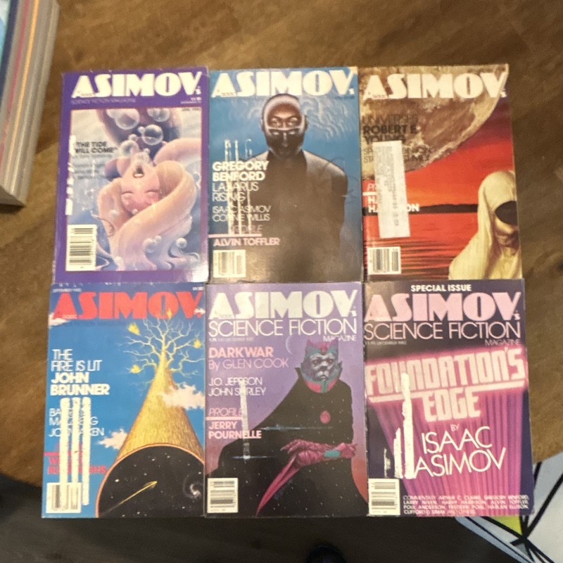 Asimov’s Science Fiction Magazine 1982 Collection, Jan - December