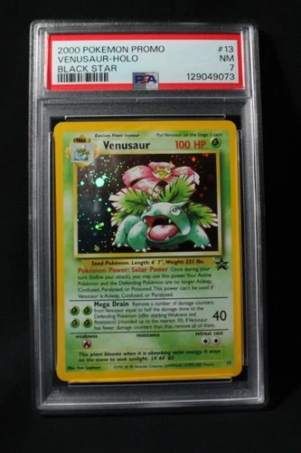 Venusaur (13) Black Star Promo - PSA 7