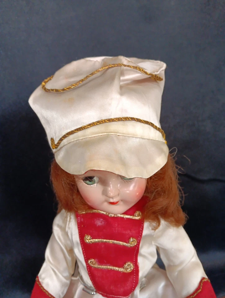 Vintage Ideal Toni P-91 Majorette 15.5" Doll 1948, Original Outfit - Image 3 of 4