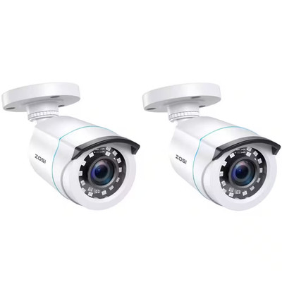 Wired 1080P HD 4-In-1 Outdoor Home Bullet Security Camera Compatible with TVI/AH