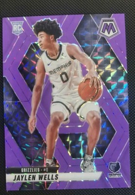 Jaylen Wells Panini Mosaic RC Purple Prizm 089/249