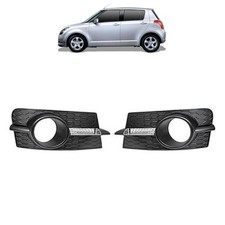 Gitter Blende Stoßstange Set für Suzuki Swift III 05-10 Sportlook mit TFL