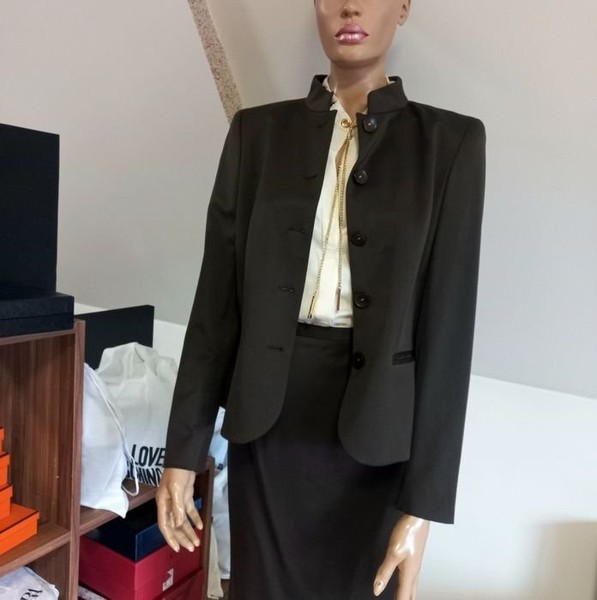 Women Escada Suit Brown 38