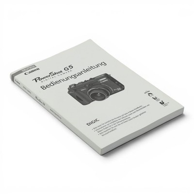 Canon Powershot G5 Digital Camera Bedienungsanleitung