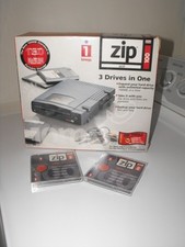 iomega Zip 100 scsi external drive for Macs  Pc's 3 Drives in One