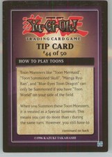 Yu-Gi-Oh! Tip Card #44/50 Exodia Decks 1996
