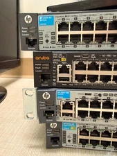 Lot of 4 switches: HP2620-48 PoE+Switch,2920-48G,2620-48,Aruba2920-48GPoE+Switch