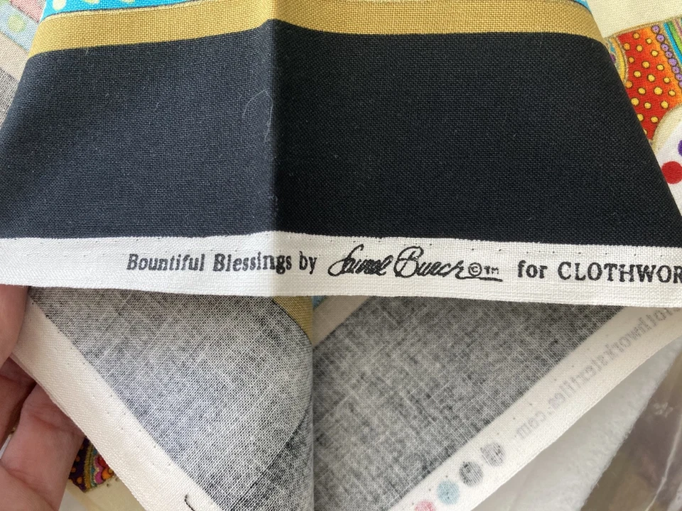 Kit de colcha Bountiful Blessings por Laurel Burch ~ Sanduíche de colcha (com apoio) - Imagem 3 de 4