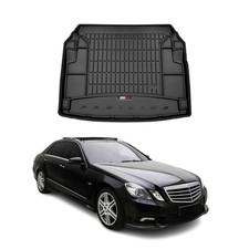 OMAC Gummi Kofferraumwanne für Mercedes E Klasse W212 2009-2016 TPE Schwarz