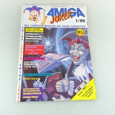 Amiga Joker 1/90 1990 Commodore Computer-Game Magazin 16-bit Classic