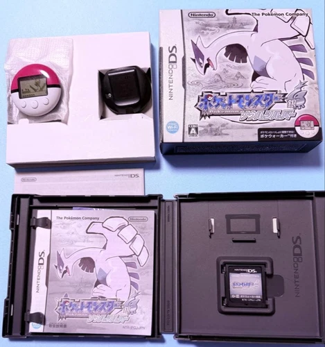 Pokemon SoulSilver DS Japan PokeWalker Set Tested Working Nintendo HGSS Japan