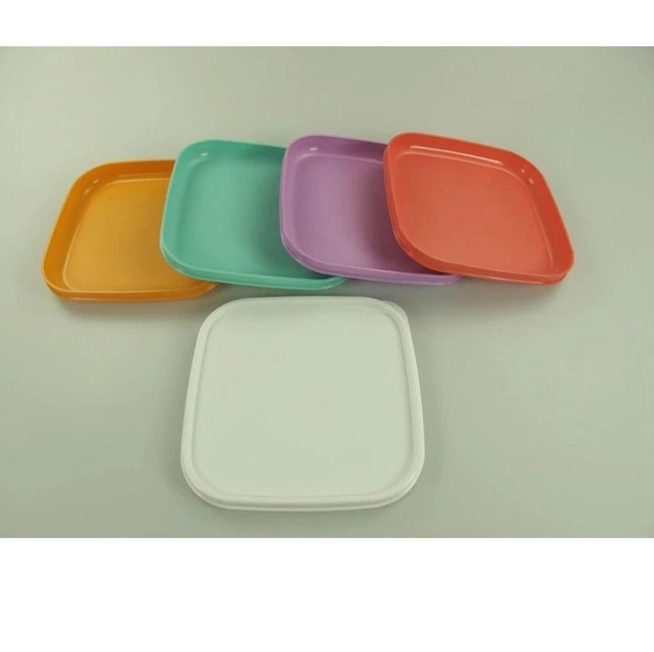 Tupperware Picknick Teller Set, 4 Teller mit Deckel - Bild 3 von 3