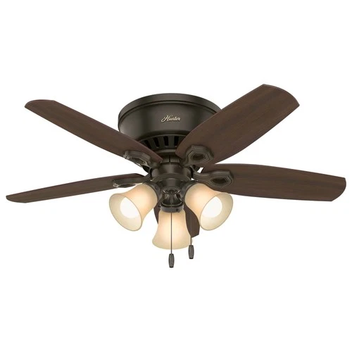 Hunter Fans - Builder 42 Inch Low Profile Ceiling Fan with LED Light Kit and - Picture 1 of 4