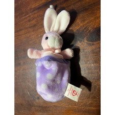 Ty Basket Beanie Baby Petey the Bunny no Tag