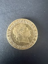 1820 George III Full Gold Sovereign Coin
