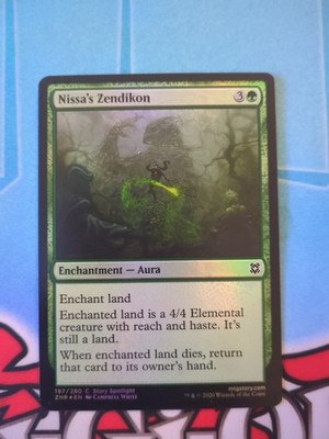 Foil Nissa's Zendikon Zendikar Rising 197 MTG NM