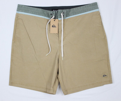 Quiksilver Men's Street Trunk Board Shorts Size 38 x 8'' Inseam Gray KZM0