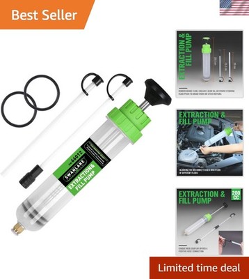 SWANLAKE 200cc Fluid Extractor, Extraction&Fill Pump,Fluid Syringe Pump Manua...