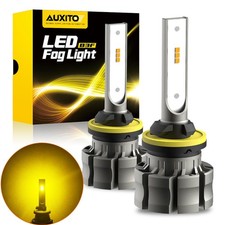 Auxito 2pcs 880 890 892 Csp Led Fog Light Driving Bulbs 50w 3000k Amber Yellow Auxito 2pcs 880 890 892 Csp Led Fog Light Driving Bulbs 50w 3000k Amber Yellow