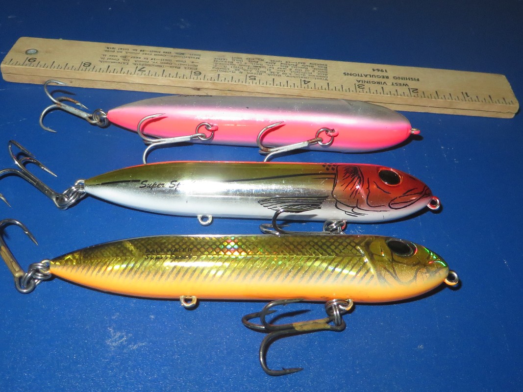 Lot of 3 Heddon Super Spook Topwater lures (Heddon Spook) - Image 3