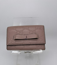 GUCCI Guccissima GG Logo Leather 6 Ring Key Case Pink   Authentic/80