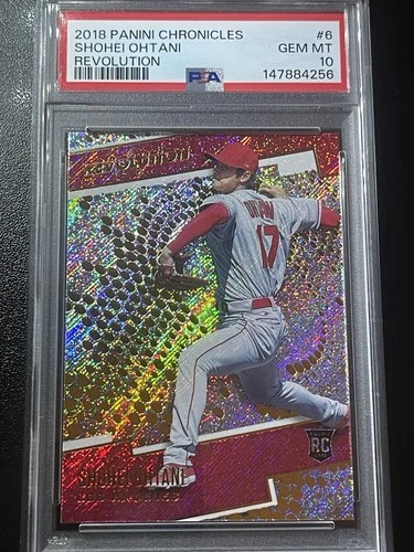 Shohei Ohtani RC 2018 Panini Chronicles Revolution #6 Rookie Card PSA 10 GEM MT