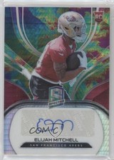 2021 Panini Spectra Rookie Celestial Prizm 47/75 Elijah Mitchell Eli Auto 0rd2
