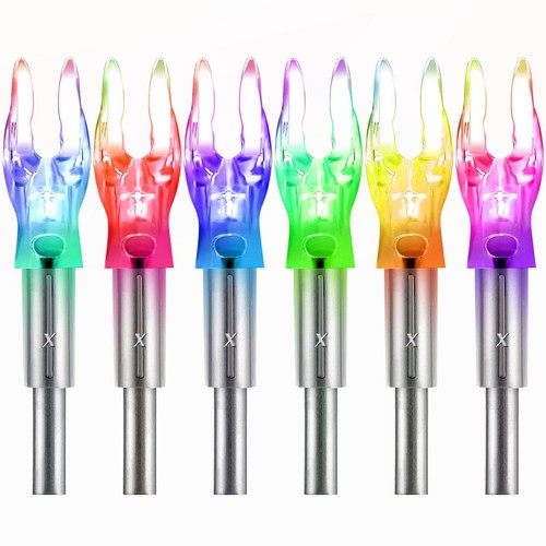 Lot 6 Encoches Lumineuses LED Pour Flèches – Universelles X/5.2mm, Avec Tournevis