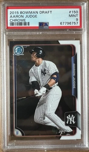 2015 Bowman Draft Aaron Judge Chrome #150  PSA 9