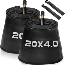 2PCS 20X4.0 Fat Bike Tube, Heavy Duty 20X4.0 E-Bike Fat Bicycle Inner Tube