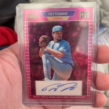 2026 Leaf Pro Set Metal Baseball Trey Yesavage Top Prospect Auto 1/7