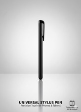 Slim Universal Handwriting Black Stylus Pen Metal Touch Screen Phone& Tablets