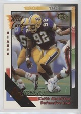 1992 Wild Card 50 Stripe Keith Hamilton #228 Rookie RC 2b2. rookie card picture
