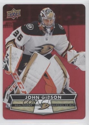 2021-22 Upper Deck Tim Hortons Collector's Series Red Die-Cuts John Gibson 5km