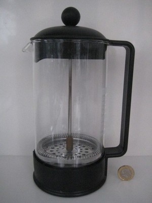 BODUM BRASILIEN FRENCH PRESS KAFFEEMASCHINE 8 Tassen 32 Unzen 1 Ltr SCHWARZ CAFETIERE DÄNEMARK