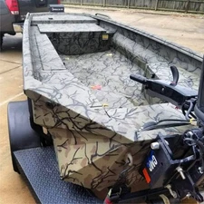 Redleg Camo ™ Timber Thicket 2 piece duck boat camo stencil kit