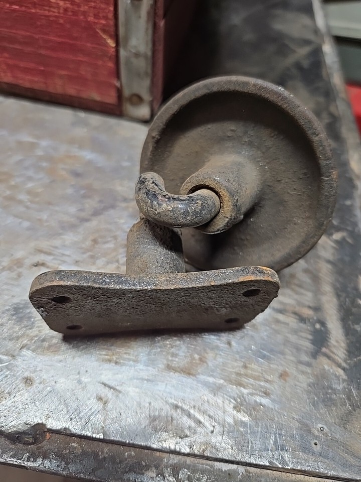 Vintage Roll Over Roller Iron Creeper Caster 3" Swivel Roller Wheel Square Base eBay