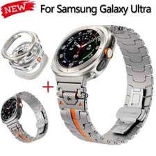 Luxury Stainless Steel Band Metal Case For Samsung Galaxy Watch Ultra/Ultra 2025