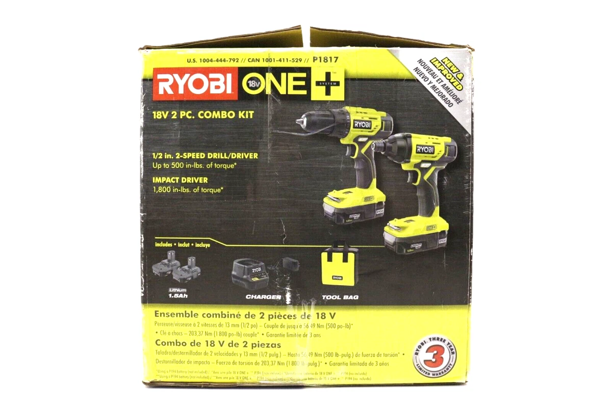 Ryobi 2 pc combo kit new arrivals