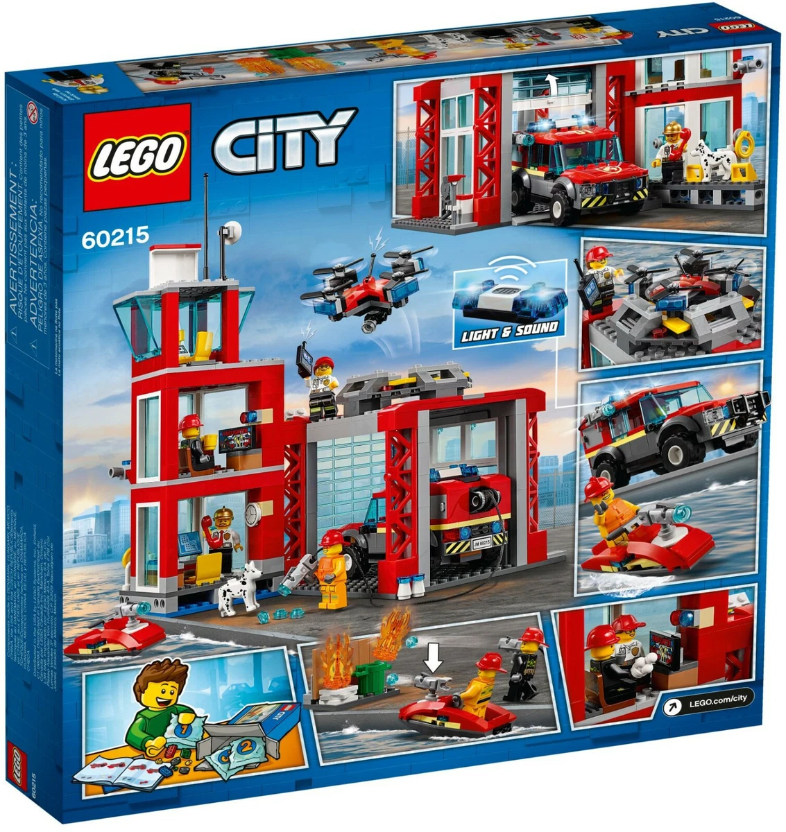 LEGO - VILLE - CASERNE DE POMPIERS | 60215 | NISB | LIVRAISON GRATUITE |  CAMION