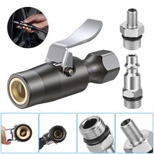 200psi Lock-on Air Chuck For Tire Inflator Compatible With Schrader Valve