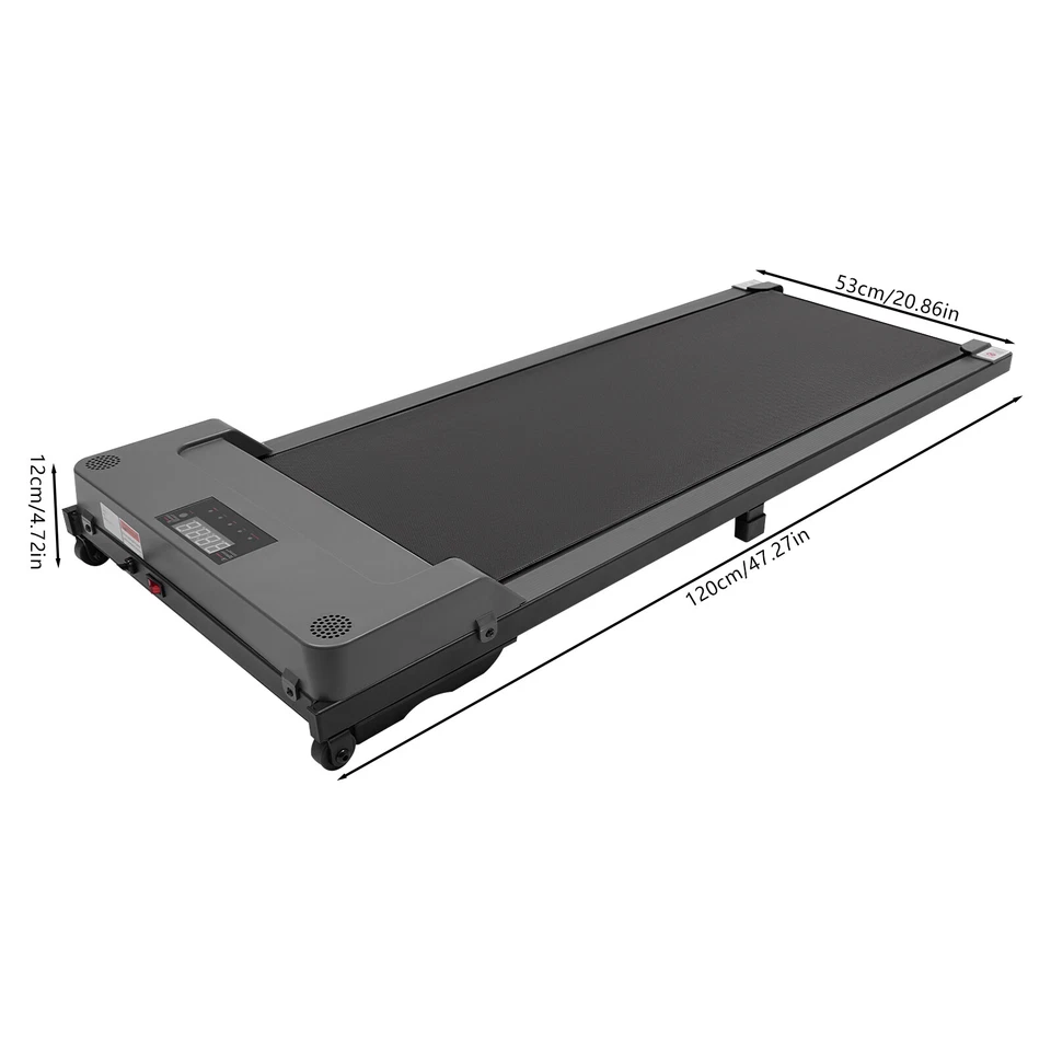 Small Portable Treadmill Under Desk Treadmill Walking Pad 100kg M/ Led Display - Image 3 of 4