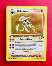 Lotto Carte Pokemon Kabutops 9/62 Fossil Holo Italiano Prima Edizione