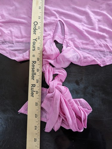 Womens fabletics pink short sleeve blouse top sz xxl - 第 6/7 張圖片