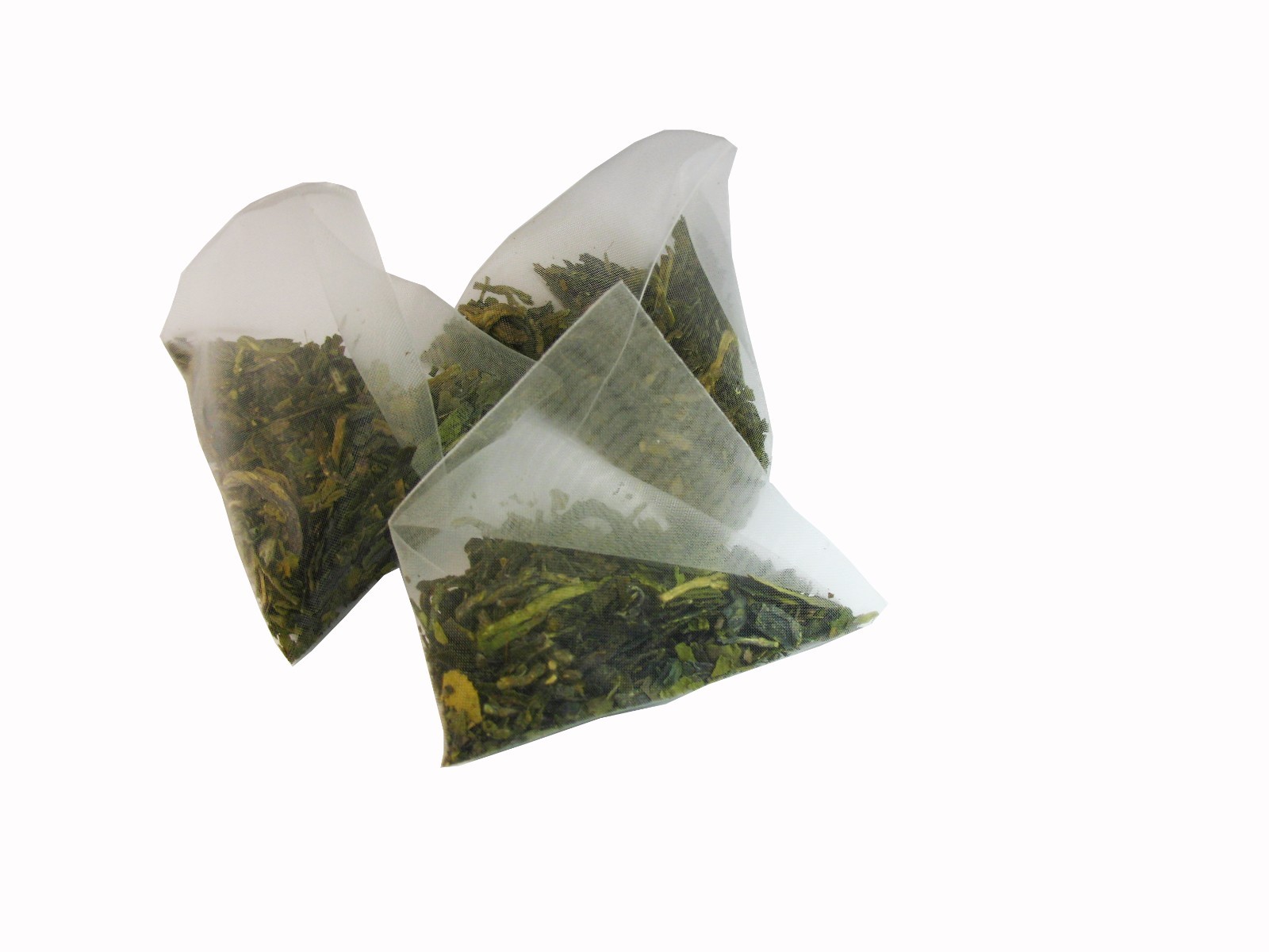  Organic Dragon Well Green Tea loose Leave tea packed in pyramid tea bag 100 pcs