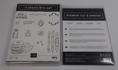 Stampin' Up! IT STARTS WITH ART セット Stampin' Up Stamp Set IT STARTS WITH ART + ART & CRAFTS dies